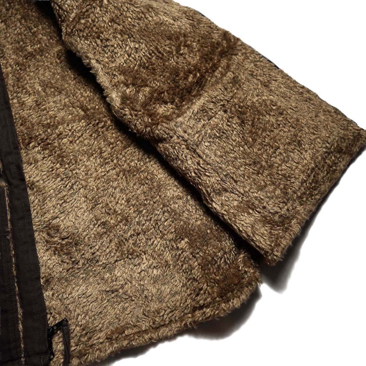Engineered Garments / Over Vest - 10oz Duck Canvas (Brown) 裏地